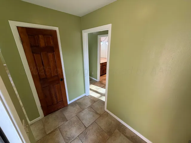 a view of front door