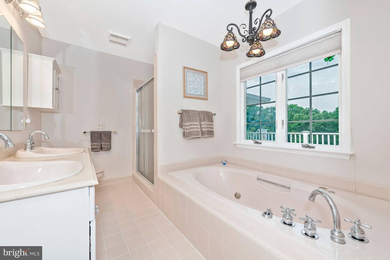 1880 Florence Road Mount Airy, MD 21771 - Photo 17 of 30 a bathroom with a bathtub sink and a window