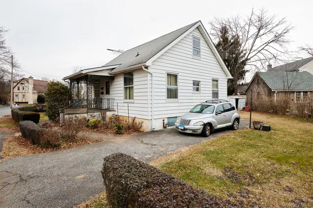 a view of a house with a patio