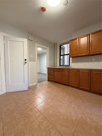 a view of kitchen and window
