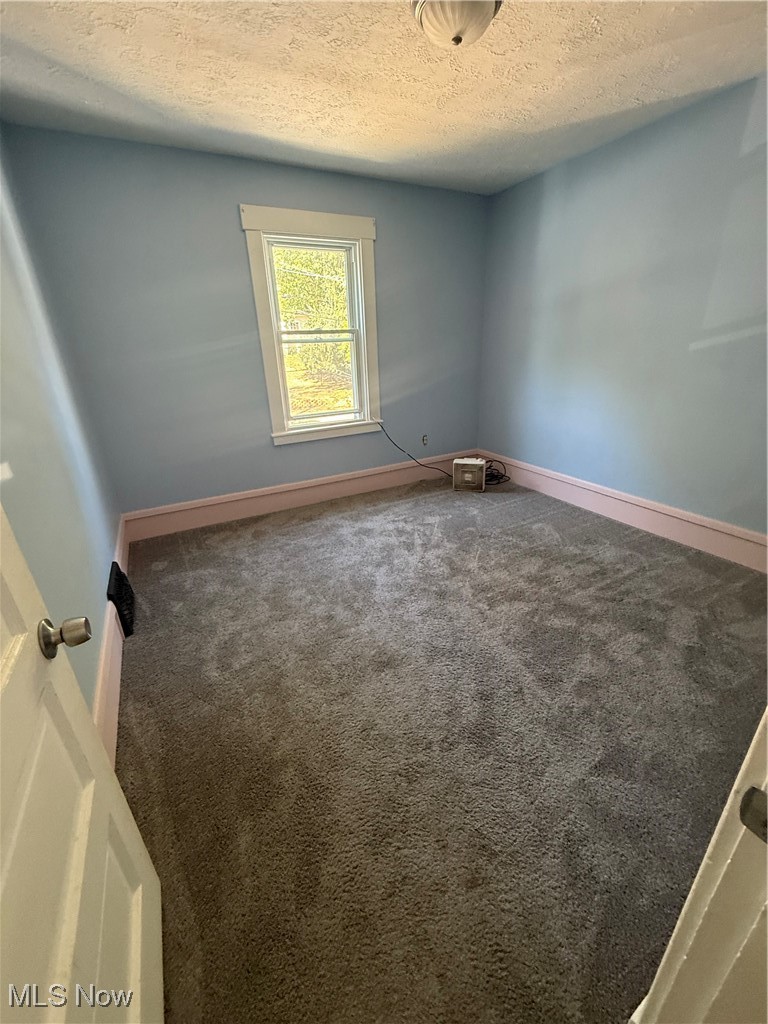 746 Wooster Road North Barberton, OH 44203 - Photo 6 of 44 Empty room featuring a textured ceiling and carpet floors