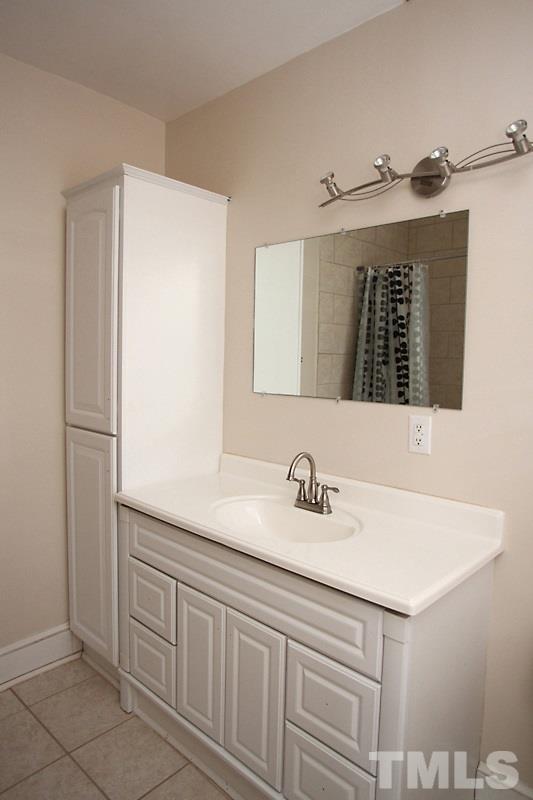 810 Chamberlain Street Raleigh, NC 27607 - Photo 11 of 16 a bathroom with a sink and a mirror