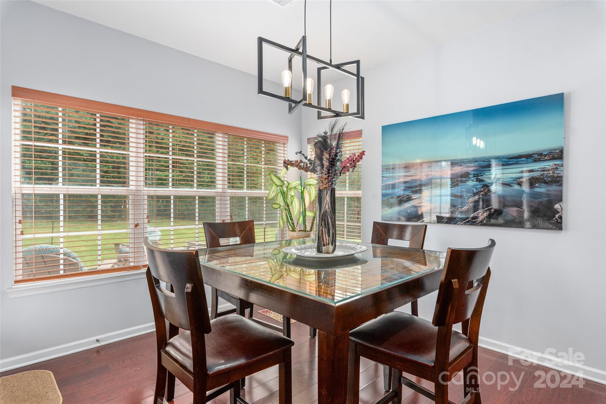 6013 Fox Cub Indian Land, SC 29707 - Photo 17 of 30 a view of a dining room with furniture window and outside view