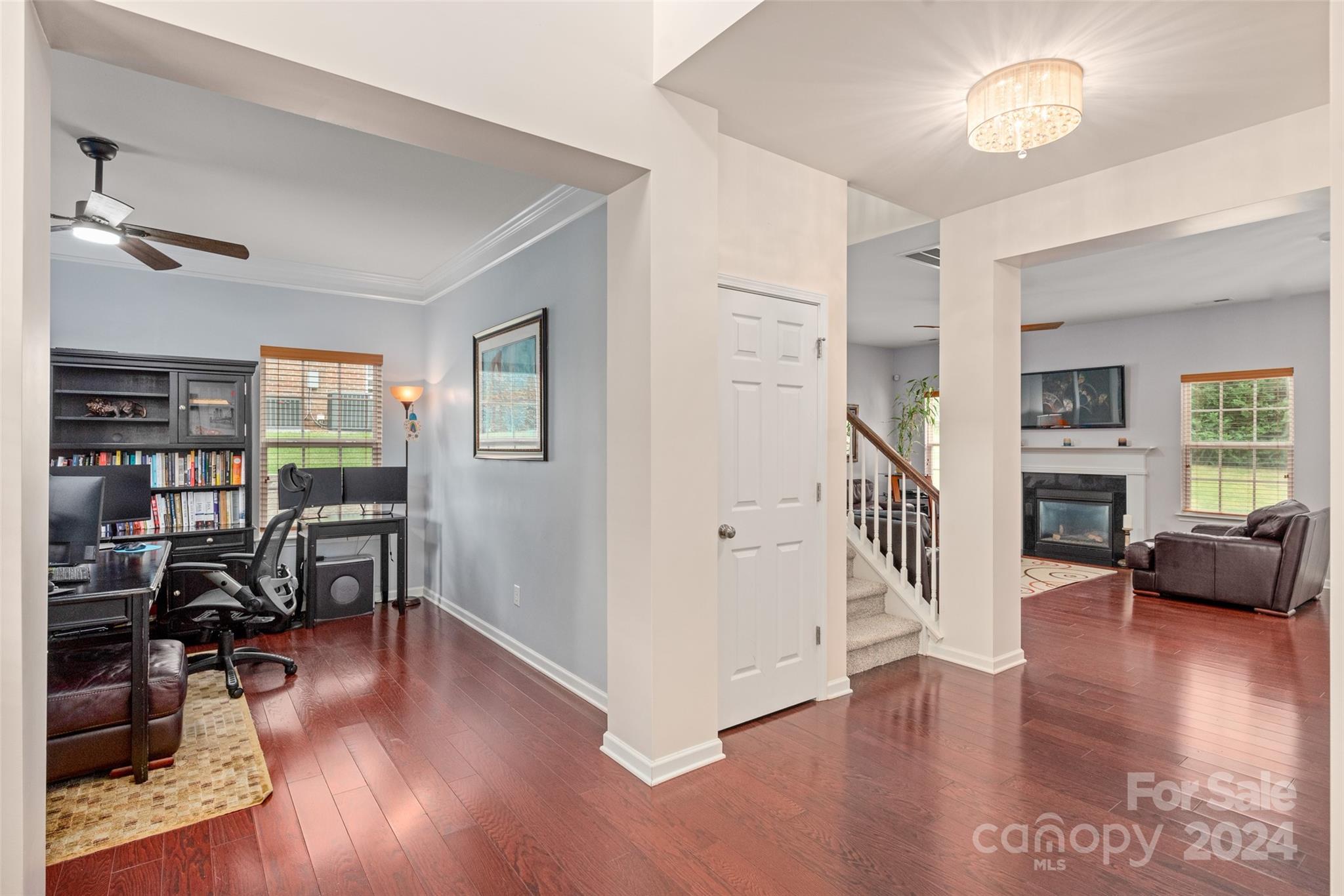 6013 Fox Cub Indian Land, SC 29707 - Photo 3 of 30 a view of a livingroom with furniture and hardwood floor