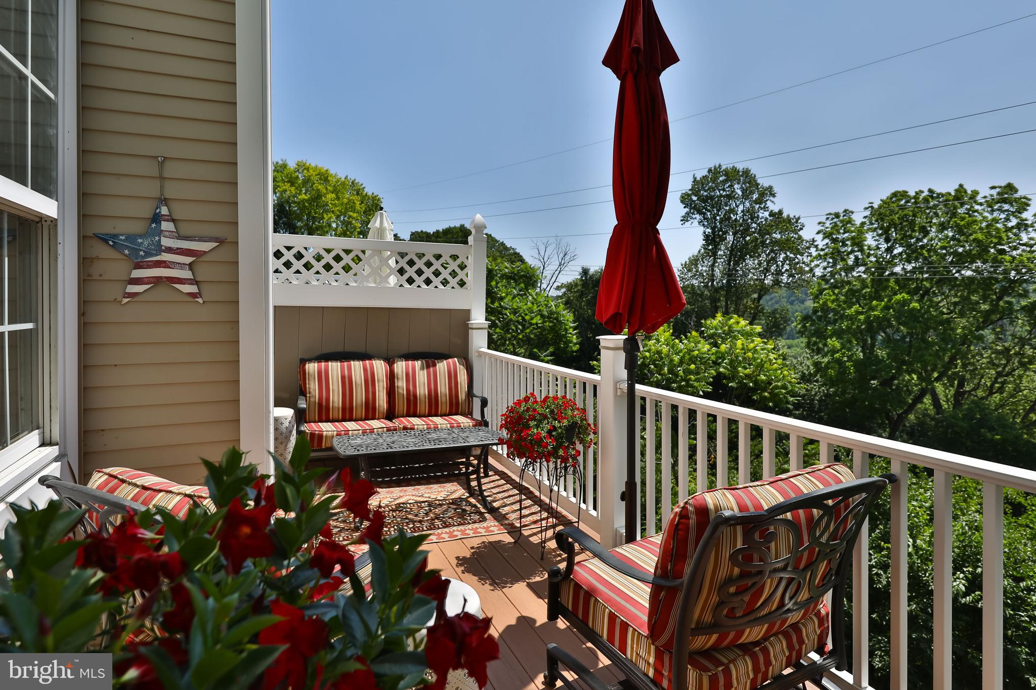 143 Timothy Circle Wayne, PA 19087 - Photo 9 of 35 Rear Balcony off Kitchen