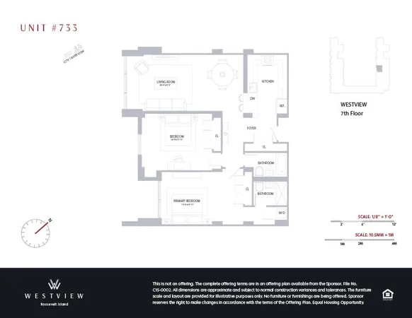 $1,075,000 | 625 Main Street, Unit 733 | Roosevelt Island