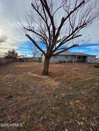 a view of a yard of the house