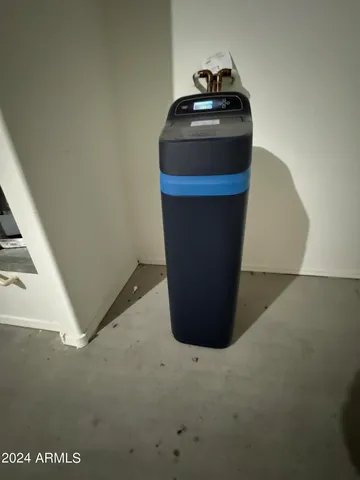 a view of storage and utility room