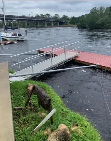 a view of yard with outdoor seating