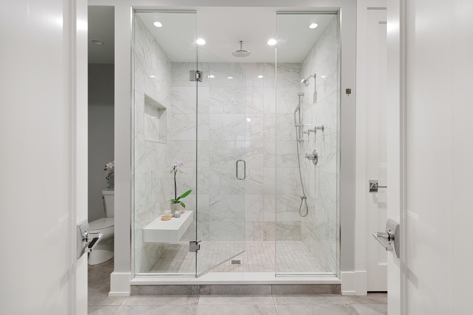 236 South Green Street, Unit 2S Chicago, IL 60607 - Photo 10 of 15 a bathroom with a shower