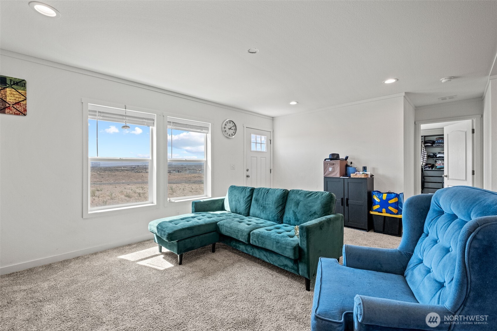 910 Canyon Trail Ephrata, WA 98823 - Photo 7 of 30 a living room with furniture and a large window