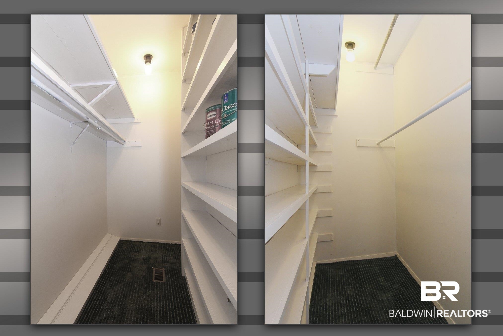 14465 Island Avenue Magnolia Springs, AL 36555 - Photo 12 of 12 Dual view of closets