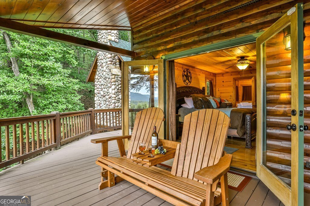 175 Cochise Road, Unit 19 Cherry Log, GA 30522 - Photo 68 of 89 a view of living room with balcony and furniture