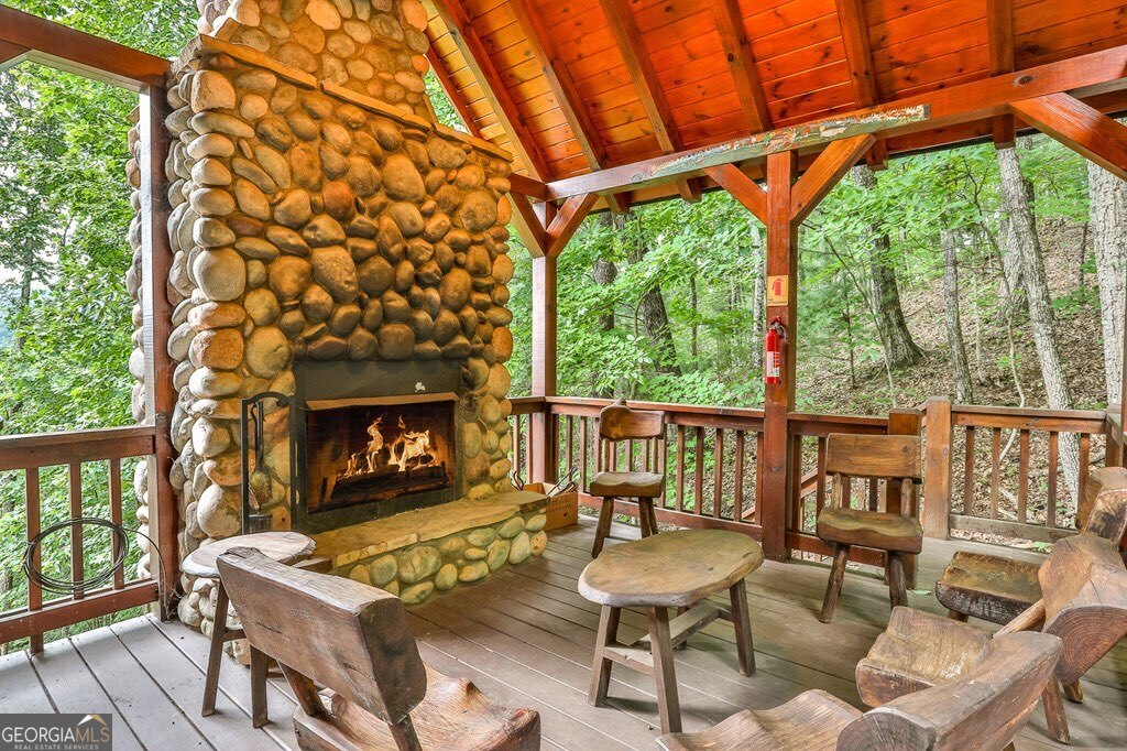175 Cochise Road, Unit 19 Cherry Log, GA 30522 - Photo 10 of 89 a living room with furniture and a fireplace
