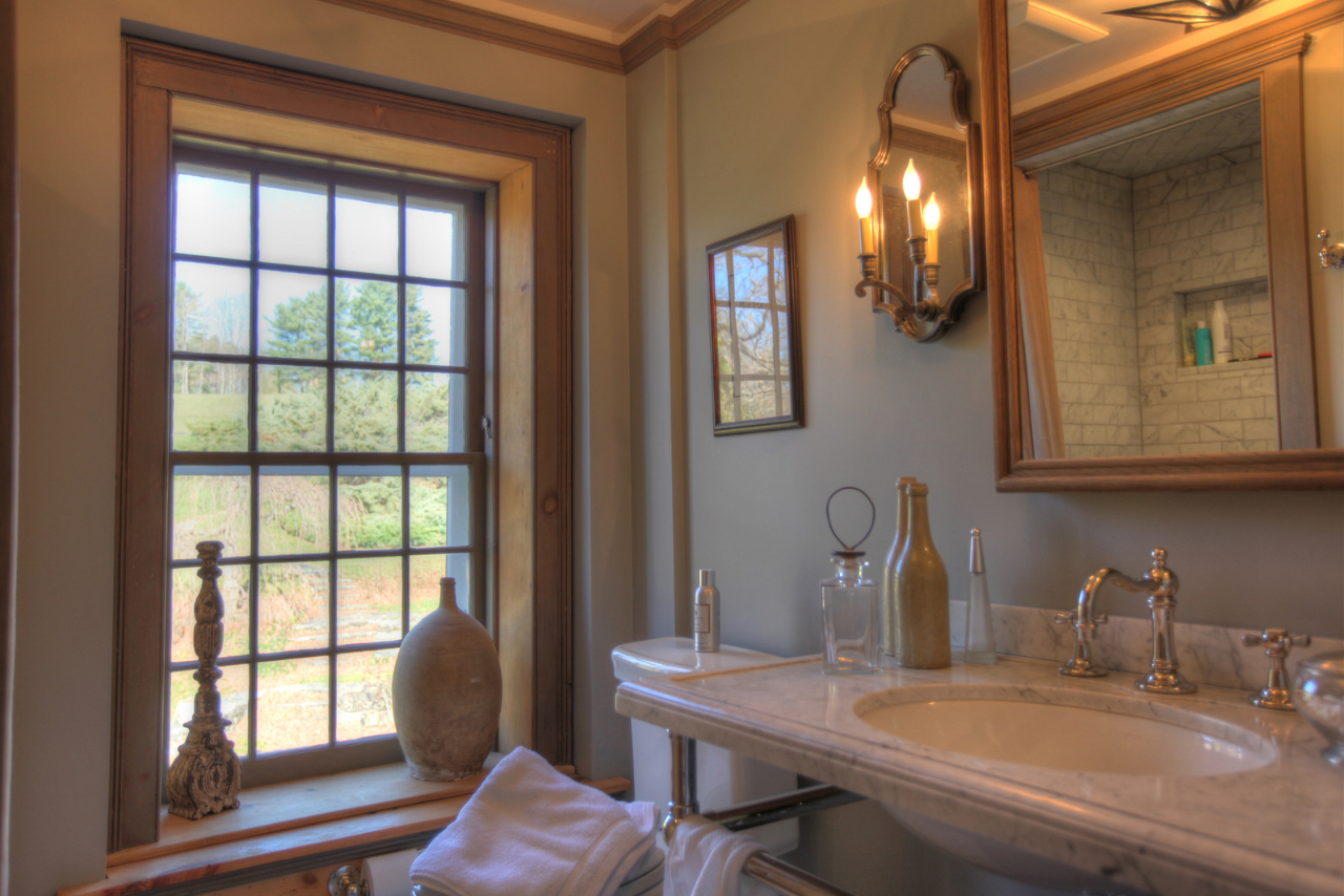 171 Main Road Monterey, MA 01230 - Photo 29 of 42 a bathroom with a sink and a mirror