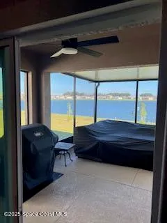 a bathroom with a bathtub and a window