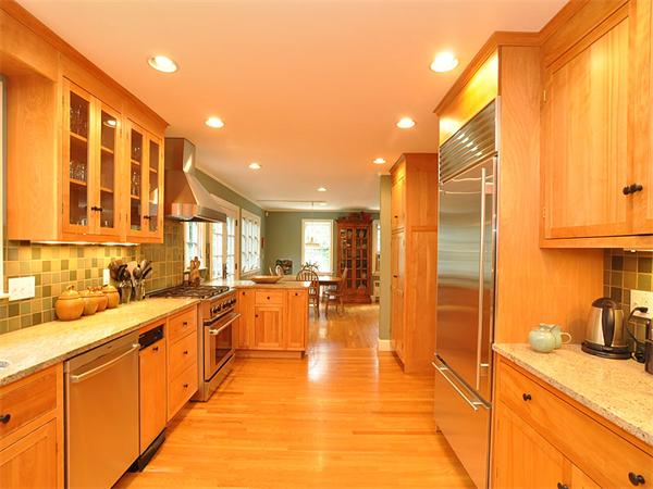 207 Concord Road Lincoln, MA 01773 - Photo 13 of 29 a large kitchen with kitchen island a large window