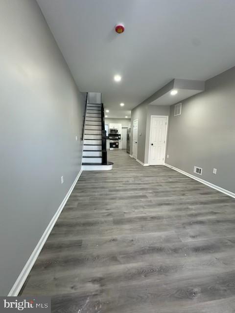2225 West Baltimore Street Baltimore, MD 21223 - Photo 3 of 5 a view of a hallway with stairs