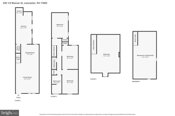 $2,095 | 345 1/2 Beaver Street, Lancaster, PA 17603