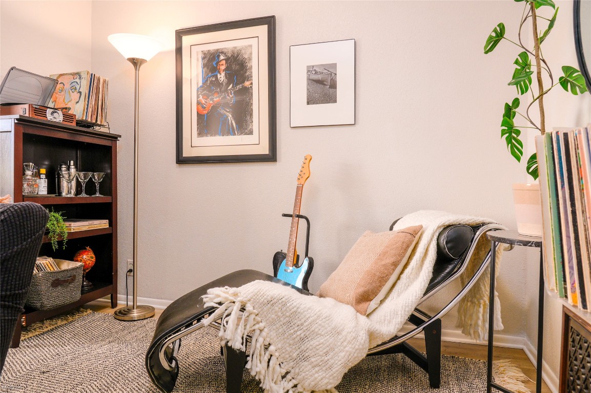 5326 Balcones Drive, Unit D Austin, TX 78731 - Photo 18 of 28 a bedroom with furniture and a closet