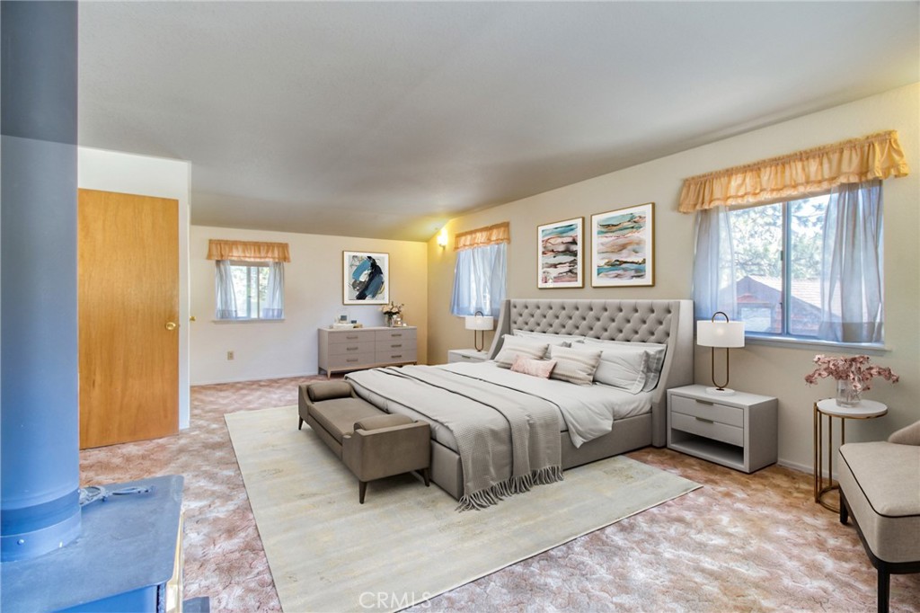 960 Snowbird Road Wrightwood, CA 92397 - Photo 4 of 78 digitally staged primary bedroom