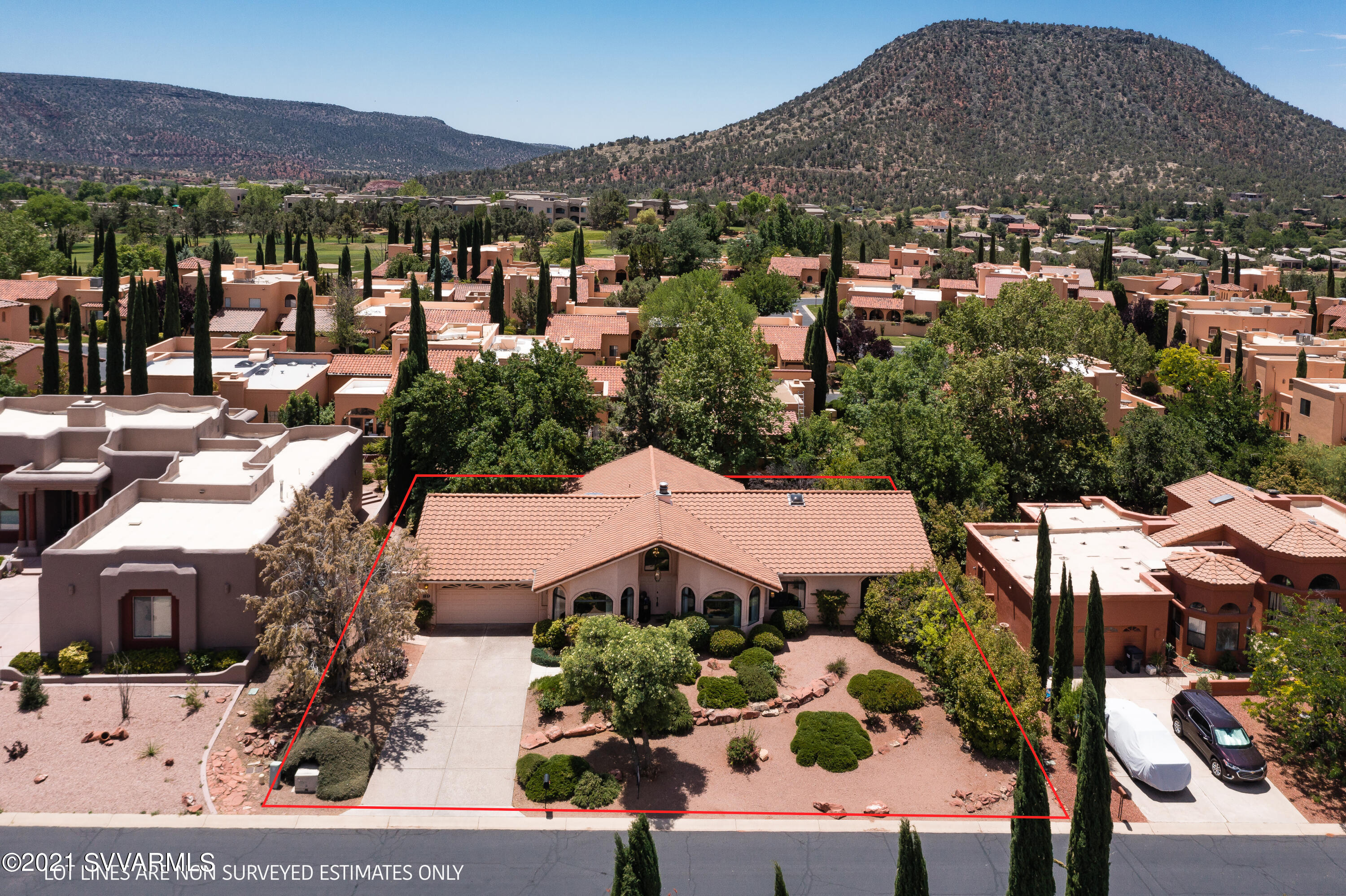 89 Ridge Rock Road Sedona, AZ 86351 - Photo 3 of 49 001_Aerial 1