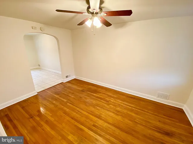 wooden floor in a room