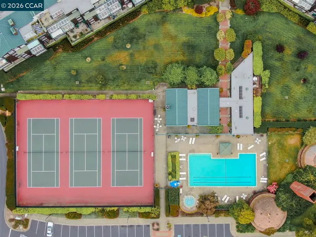 a view of a city from a terrace