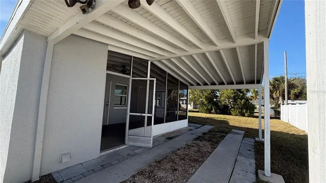 a view of a house with a porch