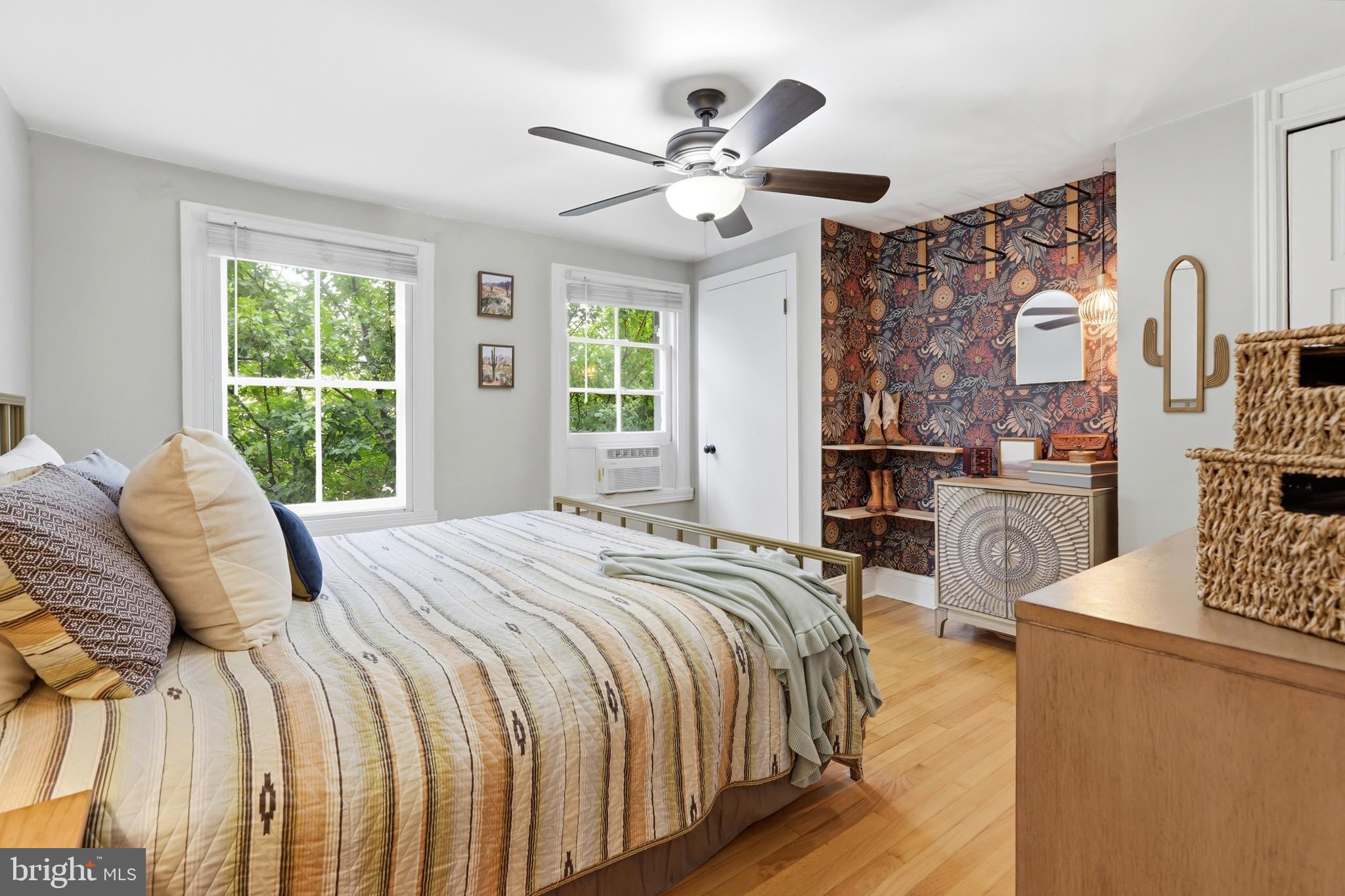 117 East 5th Street Frederick, MD 21701 - Photo 21 of 53 Primary bedroom with new A/C window unit