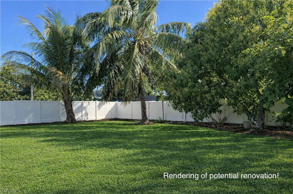5370 Holland Street Naples, FL 34113 - Photo 3 of 7 View of fenced backyard