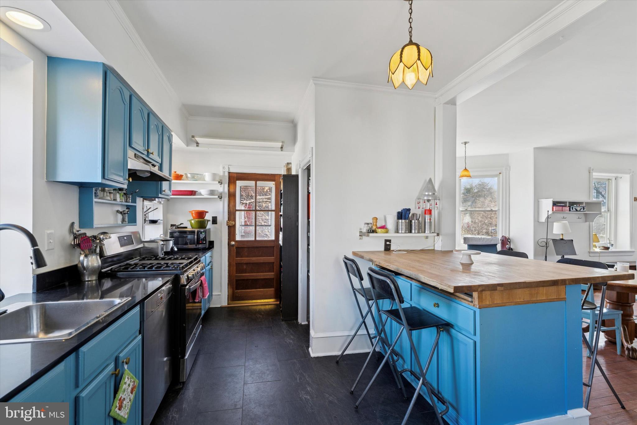 305 Grayling Avenue Narberth, PA 19072 - Photo 17 of 40 a kitchen with refrigerator and cabinets