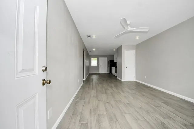 a backyard of a house with seating space