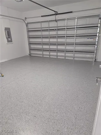 a view of a room with shelf on the wall