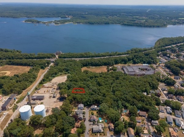 0 Bark Street Fall River, MA 02723 - Photo 4 of 7 an aerial view of residential house with outdoor space and lake view