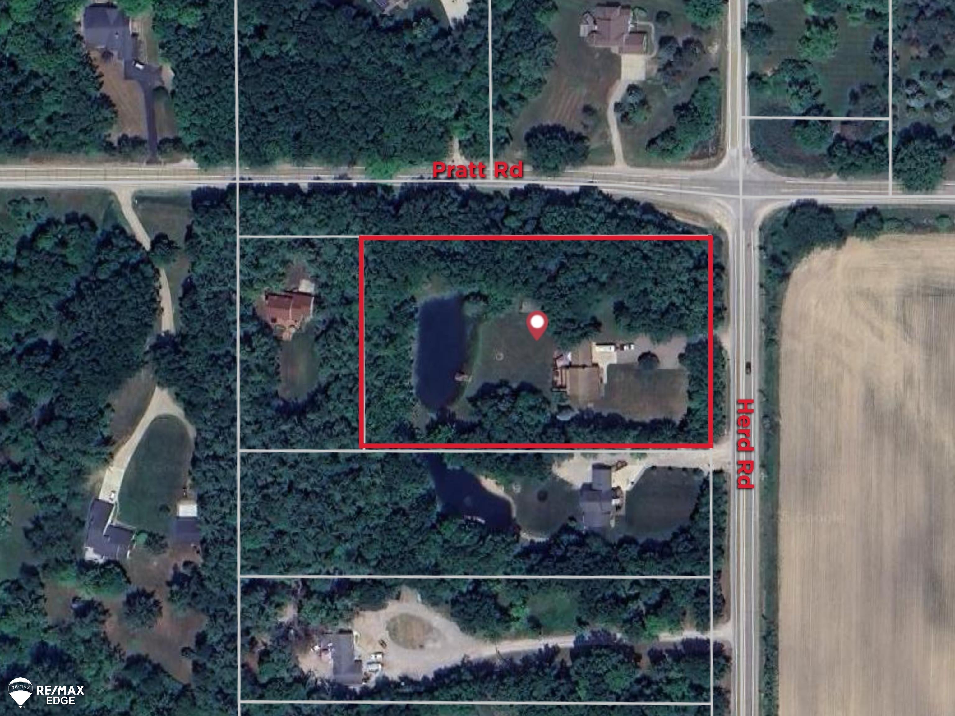 3524 Herd Road Metamora, MI 48455 - Photo 57 of 57 Google Earth Lot Lines