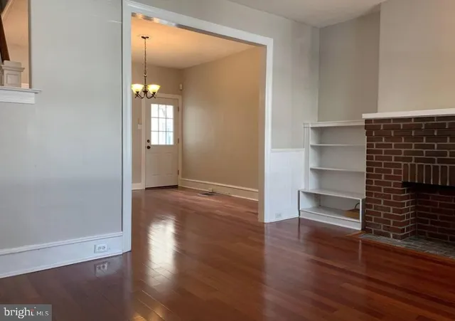 wooden floor in an empty room