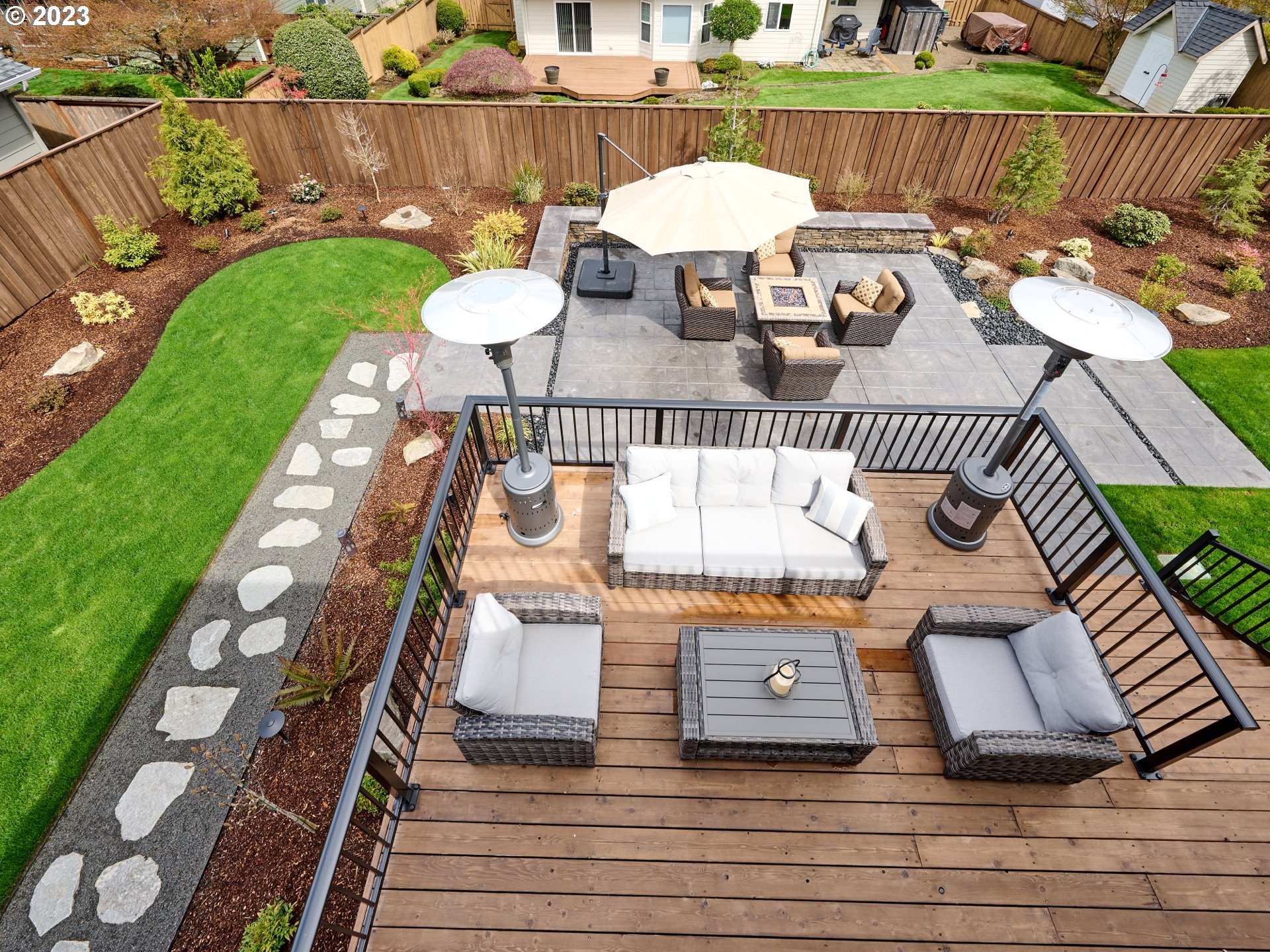 104 Breyonna Way Silverton, OR 97381 - Photo 45 of 45 an outdoor sitting area with furniture and outdoor seating