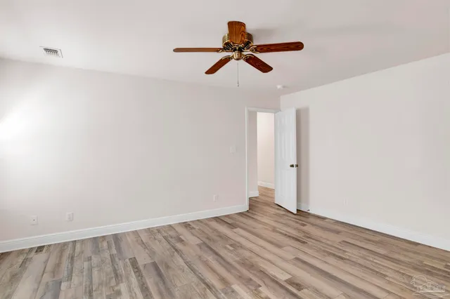 wooden floor in an empty room