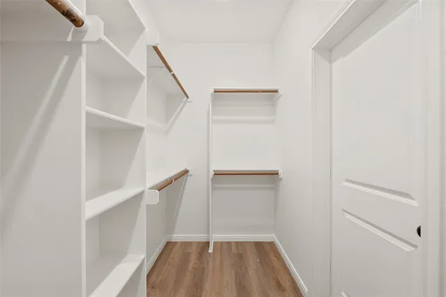 a view of walk in closet