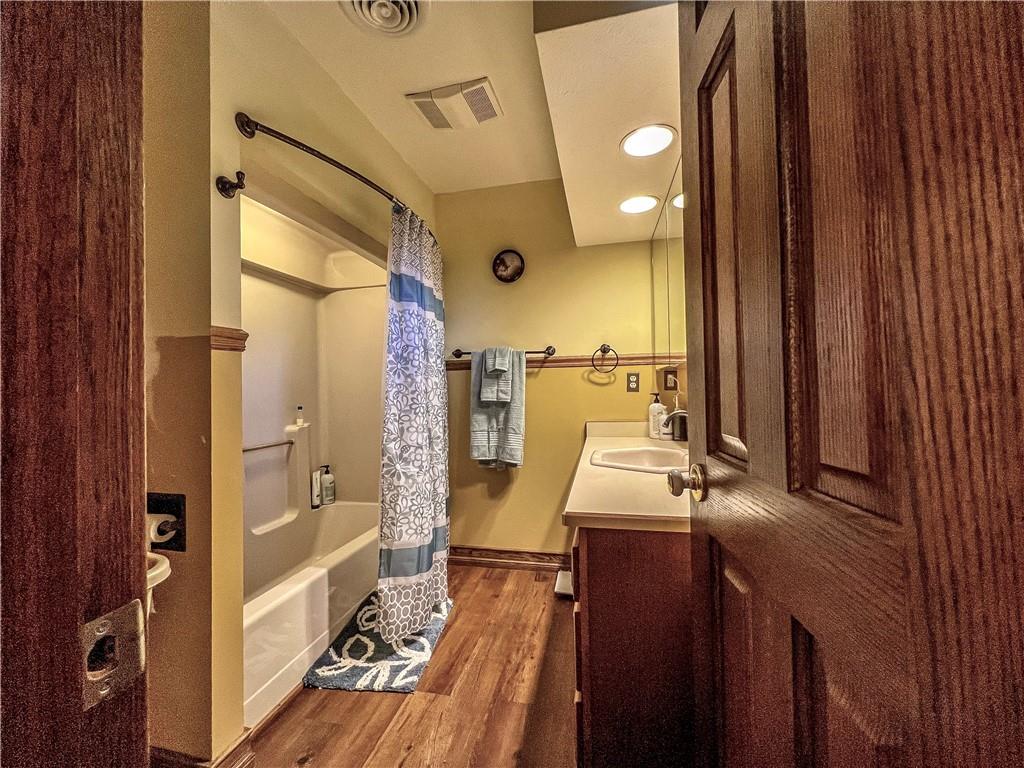 138 Rhoer Road Slippery Rock, PA 16057 - Photo 14 of 23 a bathroom with a sink mirror and shower