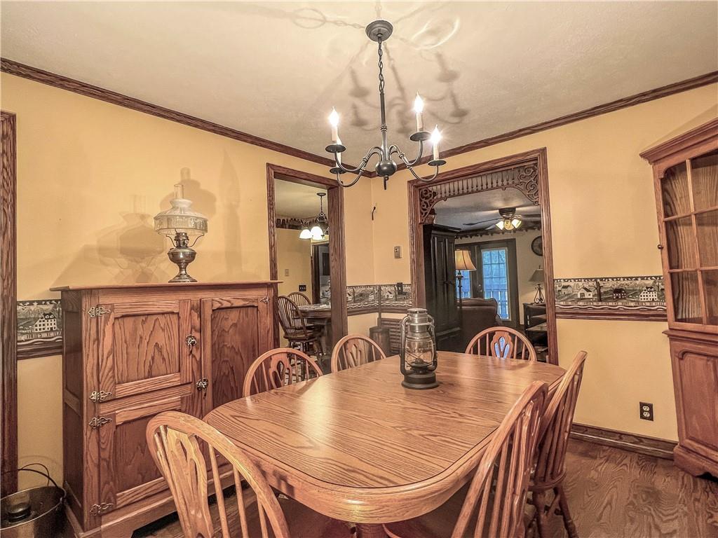 138 Rhoer Road Slippery Rock, PA 16057 - Photo 7 of 23 a view of a dining room with furniture window and outside view