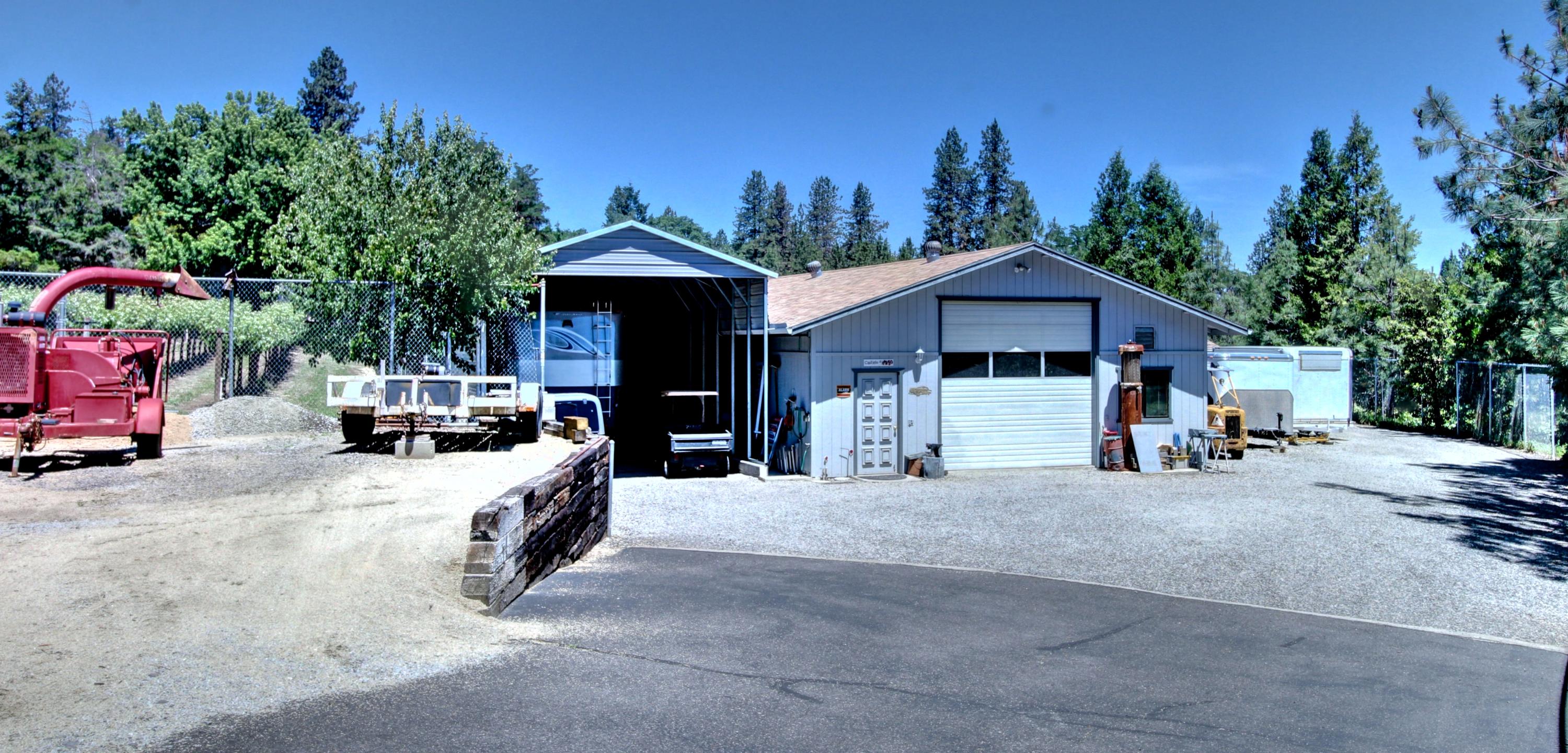 1930 Old Military Road Central Point, OR 97502 - Photo 48 of 63 Shop with 2nd garage, 3 roll up doors -Approx 1500+ sf