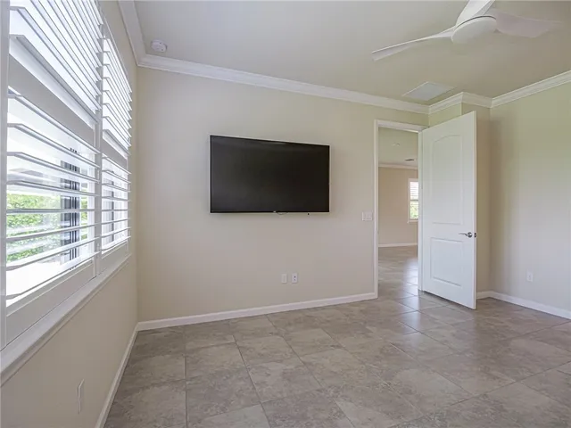 a view of a livingroom with a flat screen tv