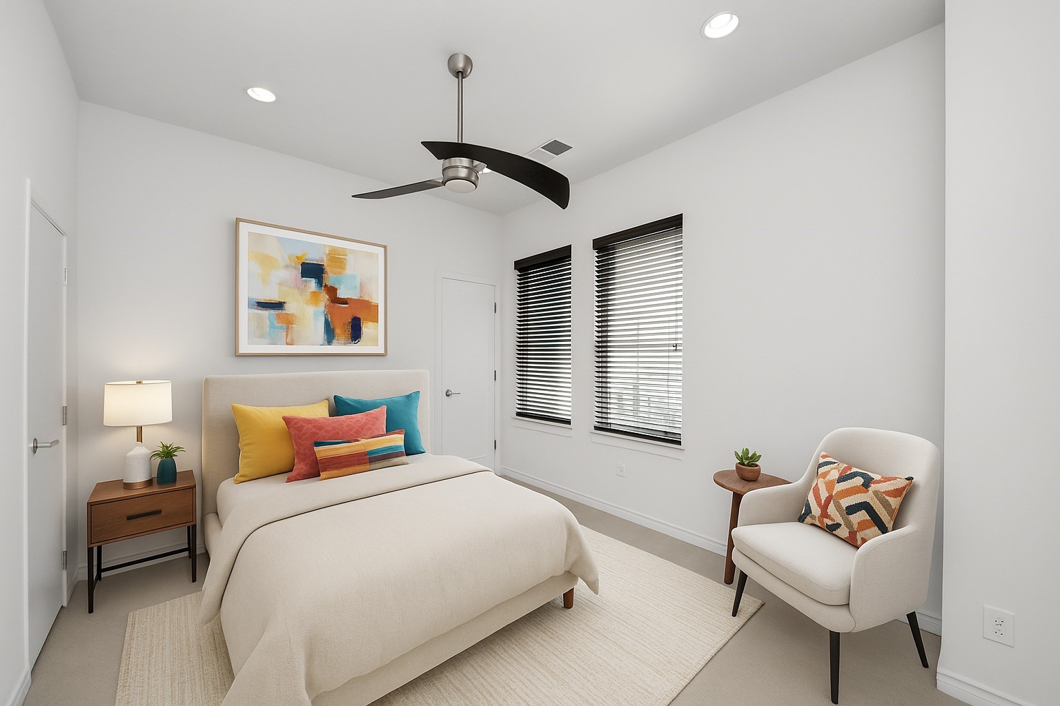 1315 Nagle Street Houston, TX 77003 - Photo 26 of 29 a bedroom with furniture and a window