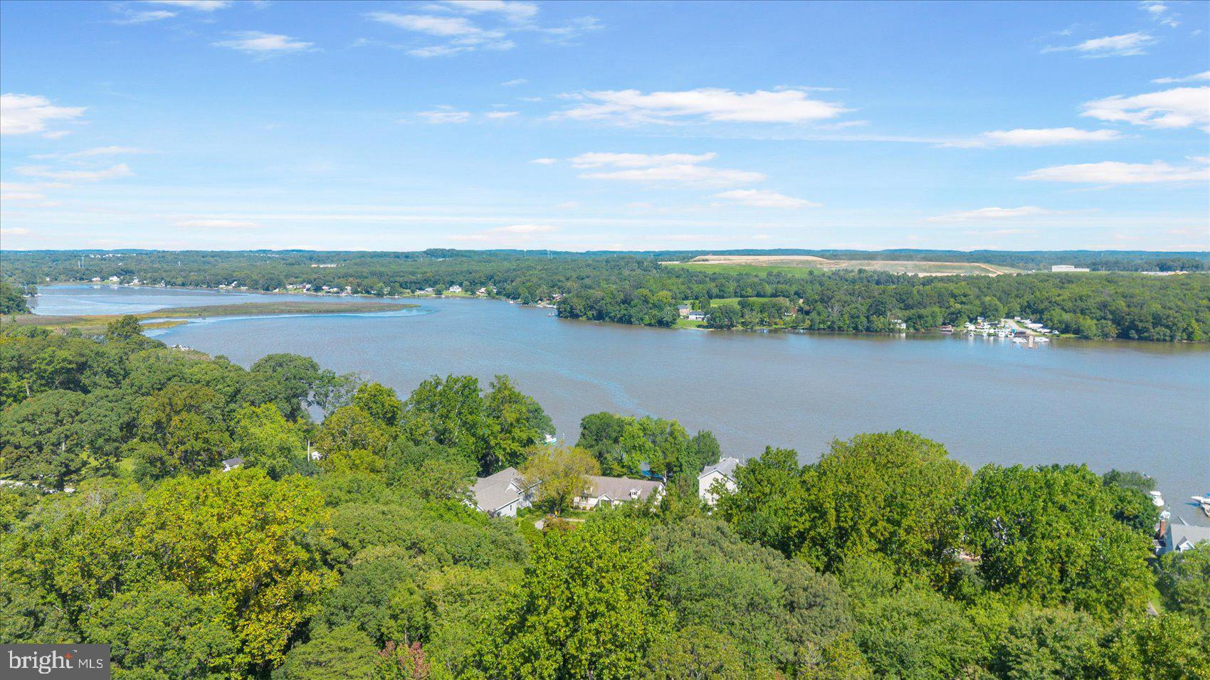 972 Bird River Beach Road Middle River, MD 21220 - Photo 43 of 50 a view of a lake with houses in the back