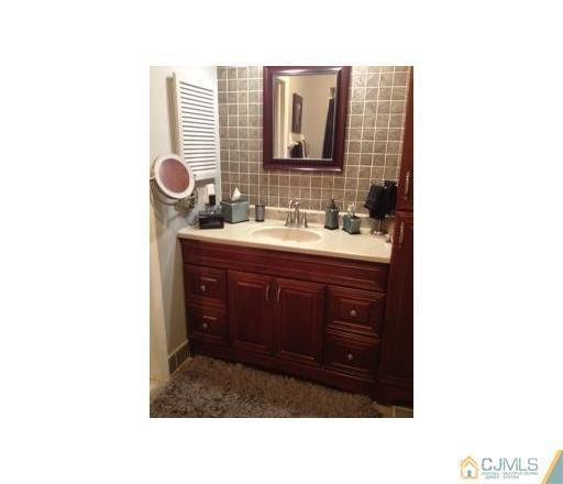 310 Raintree Court Helmetta, NJ 08828 - Photo 6 of 8 a bathroom with a sink and a mirror