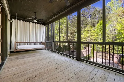 a view of a black and white checkered floor