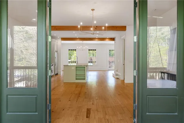 a view of an entryway