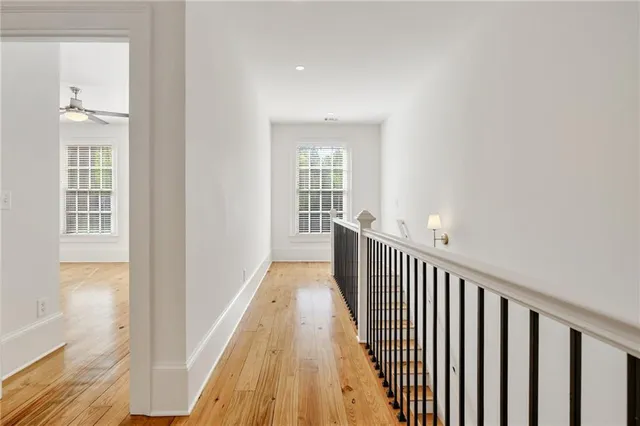 wooden floor in an empty room